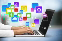 business-woman-using-laptop-office