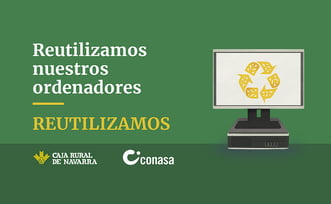 Conasa colabora con Caja Rural en la campaña Reutilizamos